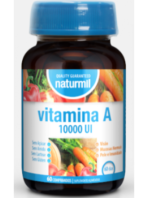 Vitamina A - 10.000UI - 60 Comprimidos - Naturmil